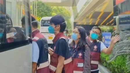 第一视角记录广东援沪医疗队返穗，上海警方最高礼遇一路护送