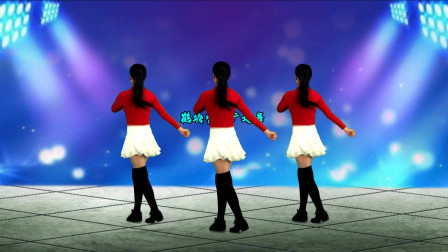 弹跳32步《晚秋dj》动感十足，背面跳起来