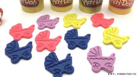 捷德奥特曼制作可爱婴儿车橡皮泥玩具 21