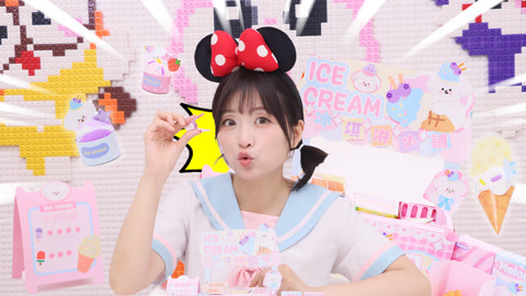 小伶玩具2024 小葩一日店长之冰淇淋店，粘土魔法，口味多多！