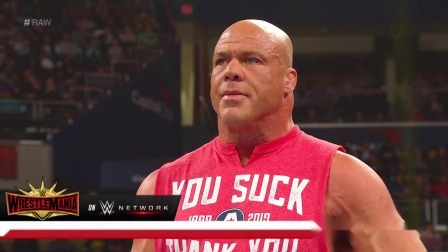 WWE RAW 2019 【RAW 04/01】雷尔主动表示要给独狼上一课