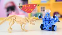 超能玩具白白侠 猪猪侠五灵卫 暗灵卫霜拳变形机器人 505