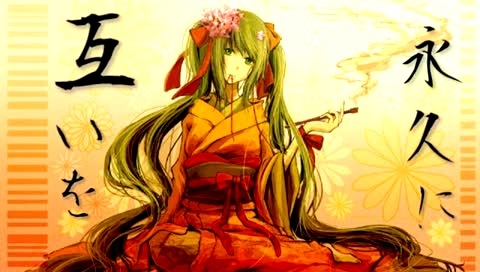 初音未来 樱花烂漫恋语-初音未来 (初音，miku)