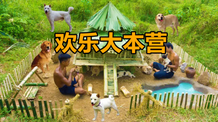 荒野建造者 第二季 哥俩看到一群可怜流浪小狗狗，想给它们一个安稳的家