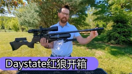 军事科技 国外博主开箱测试气枪界的贵族Daystate系列红狼，户外装备太馋人