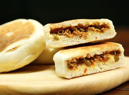 微体兔美食 2017 不用一滴油炕出来的豇豆肉末饼