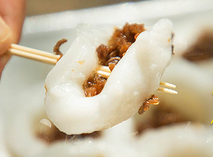 美食台 潮州小吃咸水粿 滑糯脆爽
