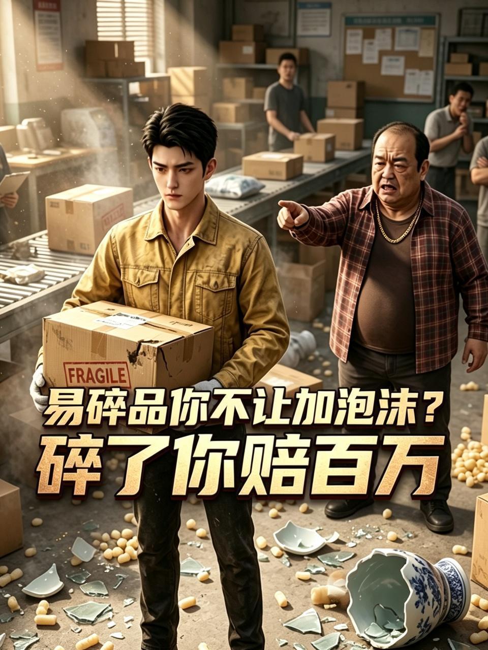易碎品你不让加泡沫？碎了你赔百万