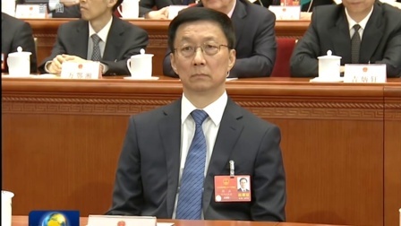 十三届全国人大一次会议举行第七次全体会议