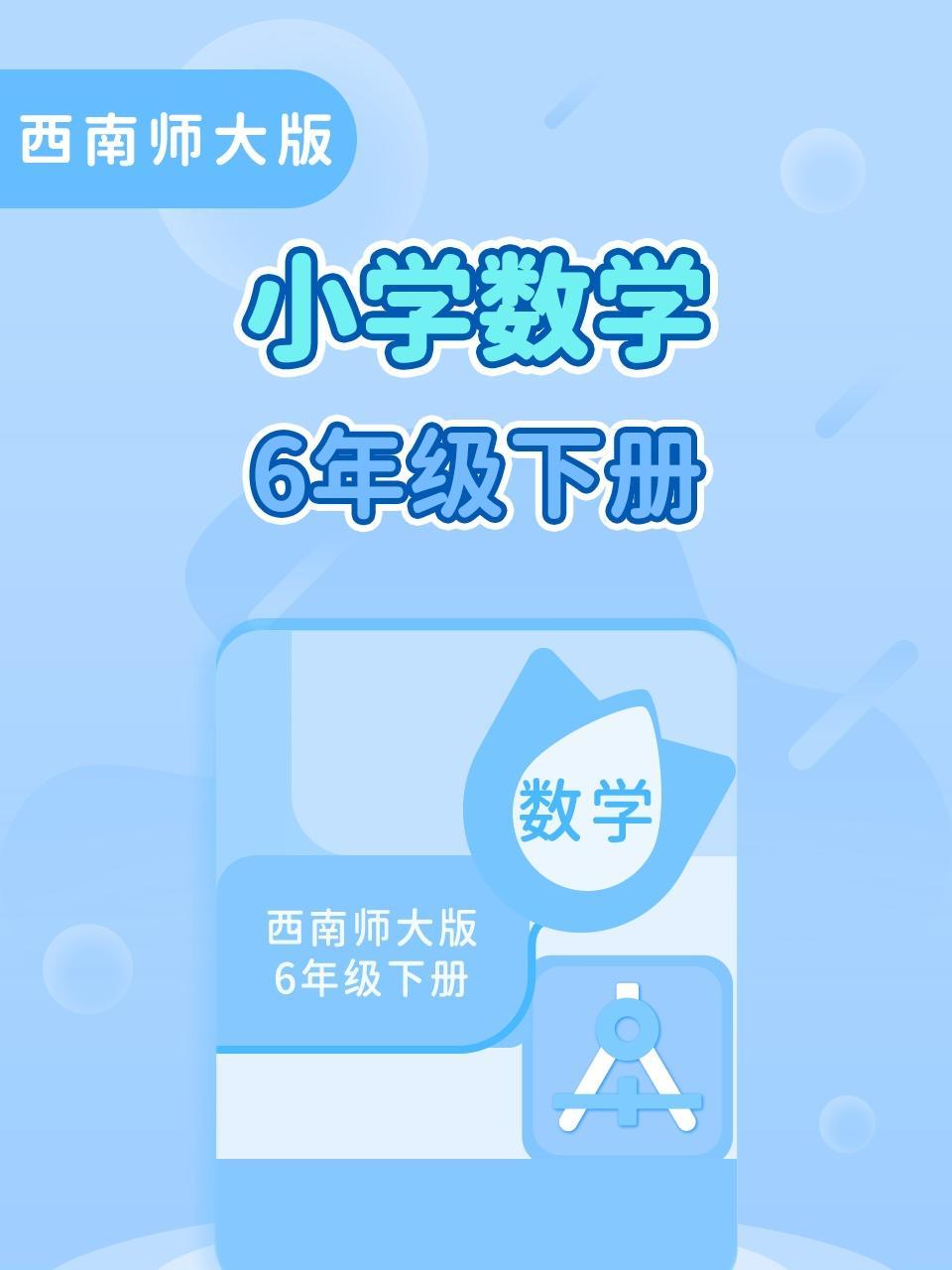 西南师大版小学数学六年级（下册）