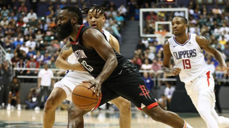 NBA流言收割机 哈登37+7+7小卡泡椒均缺阵，火箭轻取快船