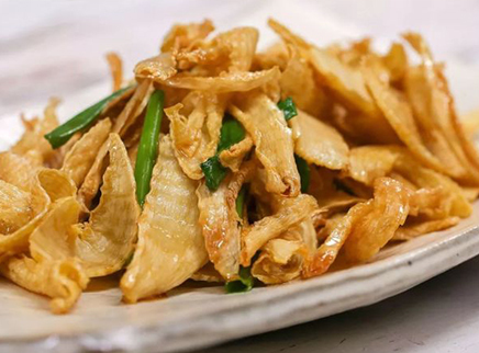 美食台 笋片煎着吃，不一样的好风味