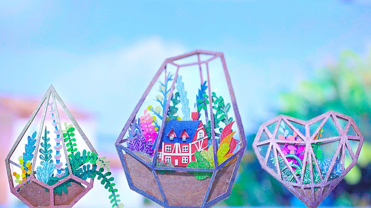 仅需几张纸，教你DIY一个3D袖珍世界！满足你的童话梦！