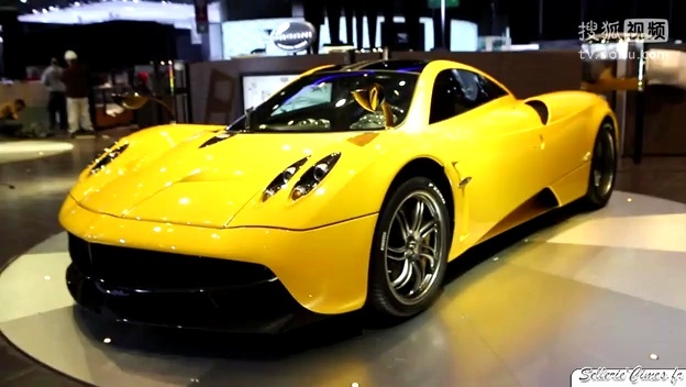 日内瓦国际车展 2014日内瓦车展:帕加尼Huayra Geneva Yellow - Geneva Motor Show 2014