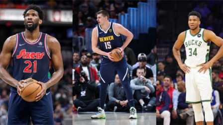 NBA热辣资讯 谁将夺魁？常规赛MVP最终候选 约基奇、恩比德、字母哥
