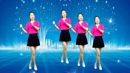 蓝莓思洁广场舞 网红情歌《让我爱你到永远》动感32步附教学