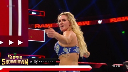 WWE RAW 2019 【RAW 06/03】莱西被女皇夏洛特用双脚踹开