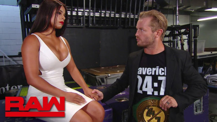 WWE RAW 2019 【RAW 07/08】24/7冠军德瑞克和老婆的甜蜜时刻，被一帮大老爷们打扰
