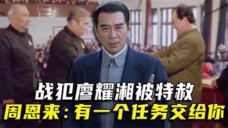 红墙往事 战犯廖耀湘被特赦，周恩来拉住他：这里有一个任务交给你