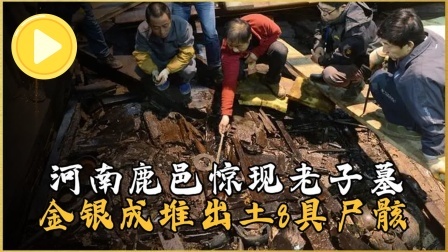考古新发现第二季 河南惊现老子墓 下，金银满地应接不暇，十位花季少女活活殉葬