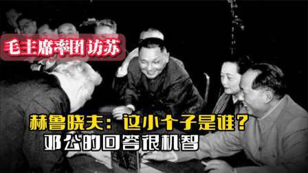战史分析 57年毛主席率团访苏，赫鲁晓夫：这小个子是谁？邓公回答很机智