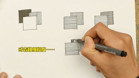 绘画小知识：什么是线描中的黑白灰？