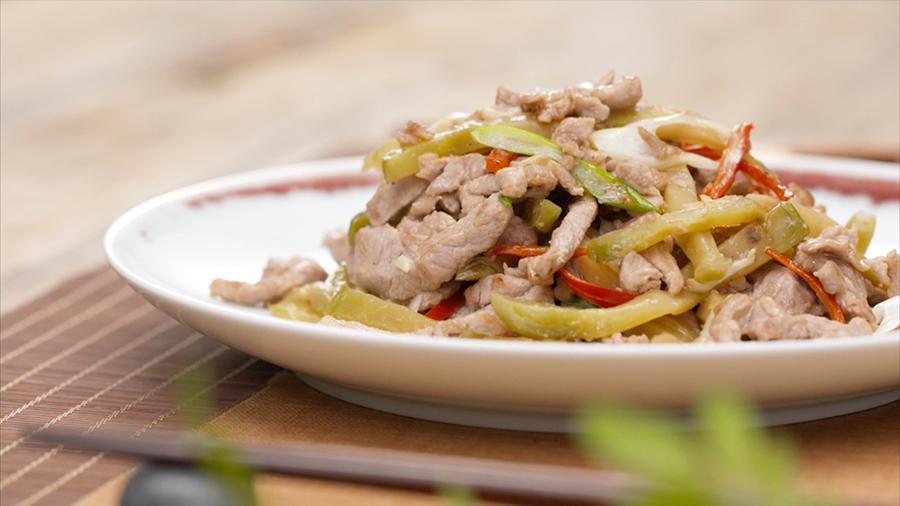 达人厨房 美食台｜榨菜炒肉丝