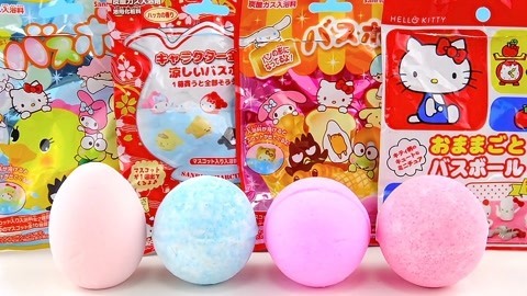 玩具益趣园 凯蒂猫泡澡球惊喜玩具