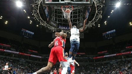 NBA常规赛-瓦兰22+23 莺歌27+9 鹈鹕擒狼