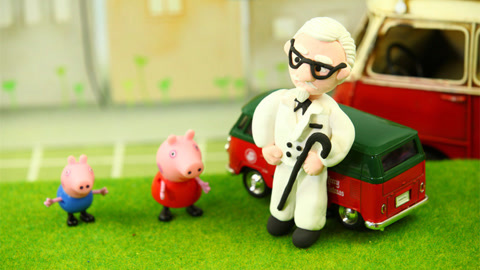 白白侠魔法粘土 肯德基老爷爷