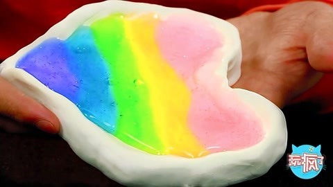 玩疯了之方大手不吃鱼 水晶泥吹泡泡