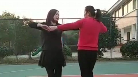 糖豆广场舞精选大众舞蹈 经典双人舞《相逢是首歌》16步对跳