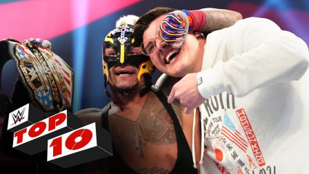 WWE RAW 2019 【RAW 11/25】十大瞬间，卢瑟夫揍情敌，女皇被喷绿汁，RKO助雷尔夺冠