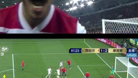 辣报世界杯 俄罗斯世界杯第95球 摩洛哥恩-内斯里接应角球传中头球破门