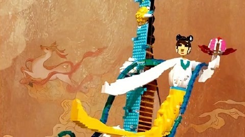 选手共创世界的“另一半” 半把琵琶竟变“飞天壁画”