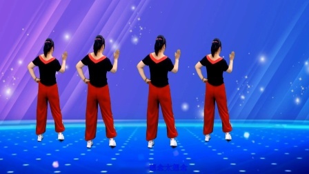 32步广场舞《太想念》动感欢快 简单好看 背面演示