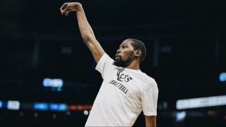 NBA热辣资讯 杜兰特赛前热身训练！这波热身三部曲你学会了吗？