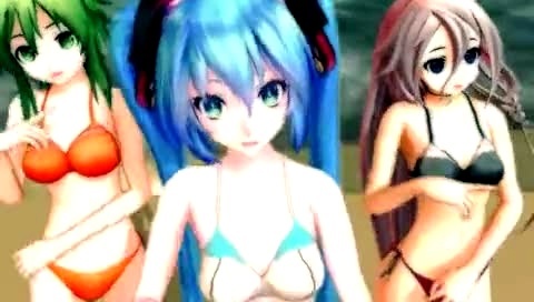 初音未来 水着tda式式GUMIIAXS生杀-gumi IA 初音未来 (初音，miku)