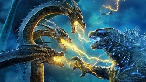萝莉侃剧 哥斯拉PK王者基多拉，《哥斯拉2怪兽之王》上演核爆级怪兽大战