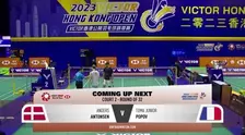 2023中国香港羽毛球公开赛 男单32强赛 安东森VS大波波夫 海报