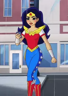 《DC超级英雄美少女：星际游戏》海报