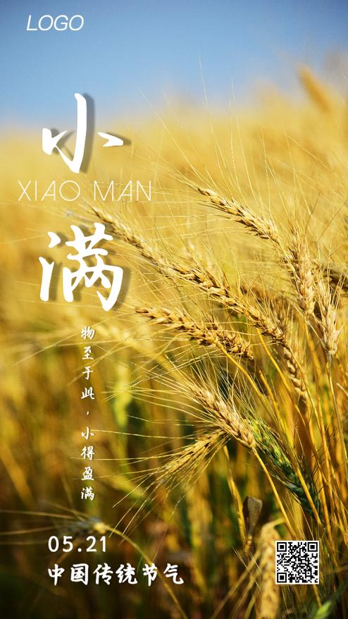 二十四传统节气小满问候视频