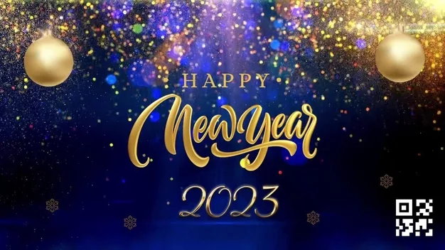 新年快乐2023装饰背景素材
