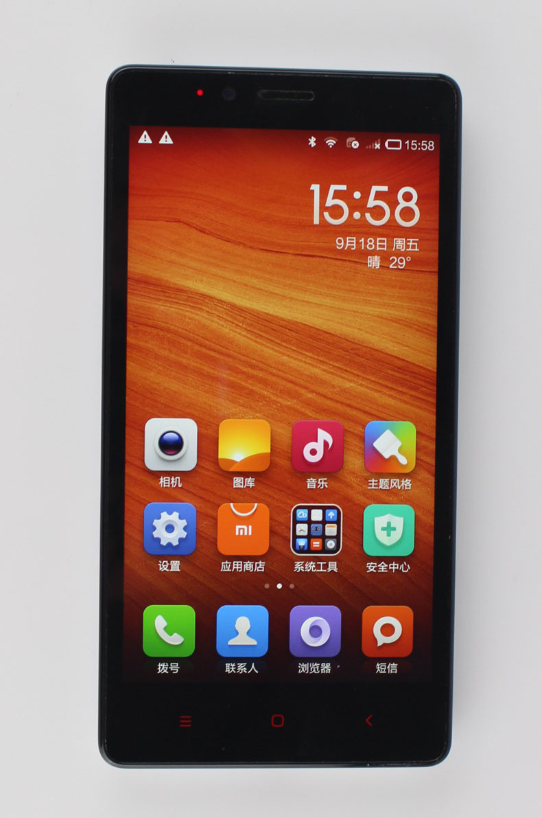 小米【红米 note】 联通 3g/2g 白色 8 g 国行95成新 所见即所得