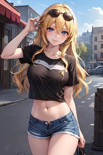 动漫美图杂赏露肩装jk制服凹凸有致展现魅惑轻熟风