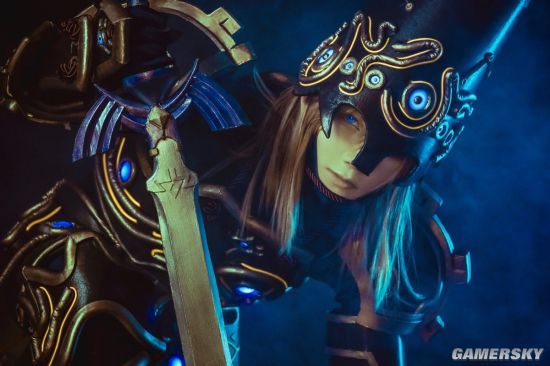 《塞尔达传说:荒野之息》古代兵装版林克cos 道具精美太还原