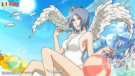 小南「夏日泳装」天使静沐暖阳,椰汁混合团子清香.