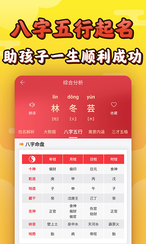 起名八字取名