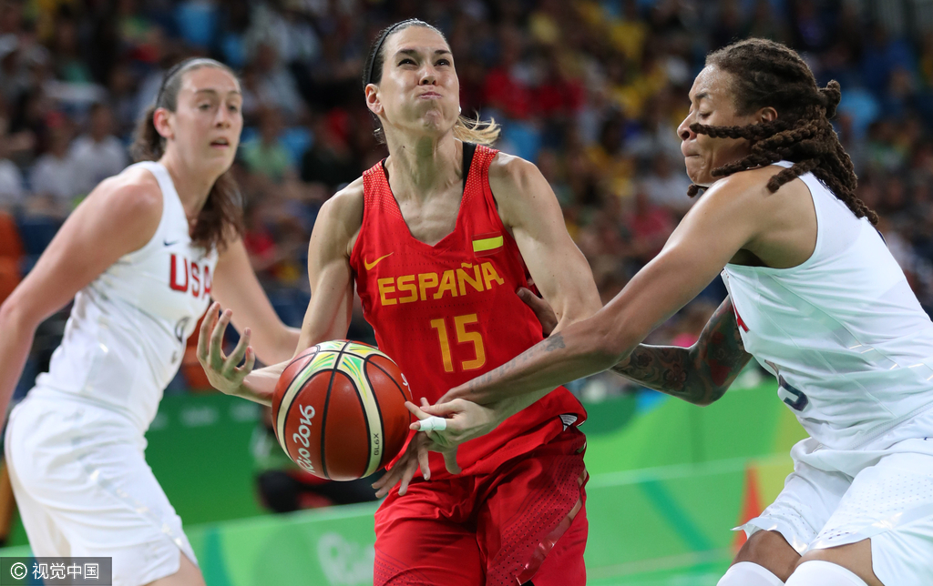 组图-美国女篮胜西班牙夺金 实现奥运六连冠