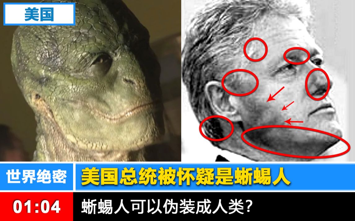 【世界绝密】蜥蜴人竟然是美国总统